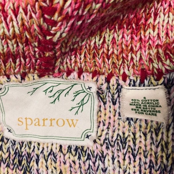 Sparrow Anthropologie Hooded Sweater Size S - Picture 6 of 6